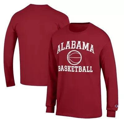 Alabama Crimson Tide NCAA Basketball Icon Long Sleeve T-Shirt