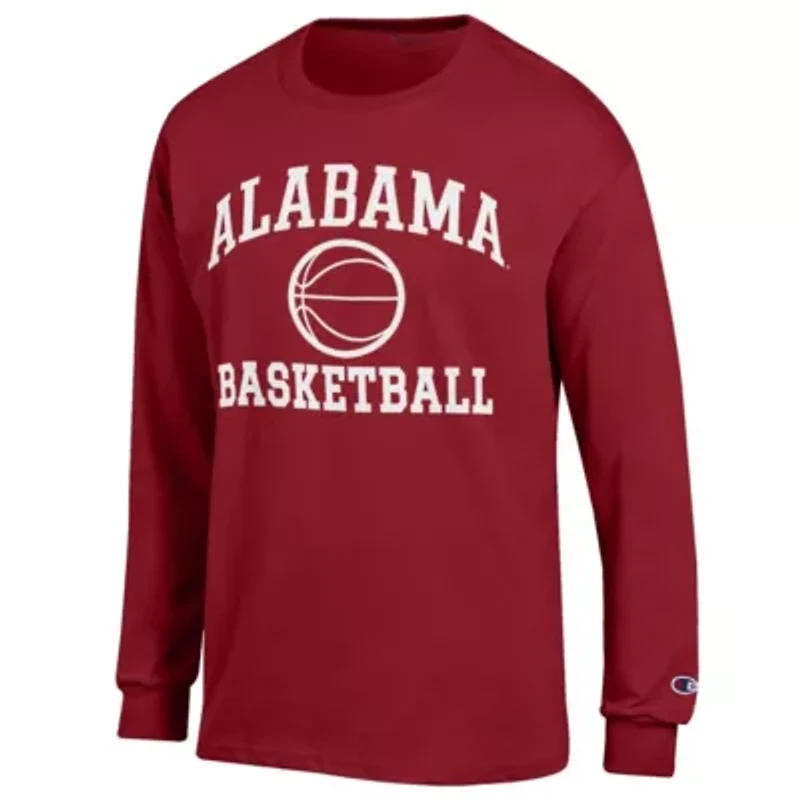 Alabama Crimson Tide NCAA Basketball Icon Long Sleeve T-Shirt