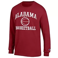 Alabama Crimson Tide NCAA Basketball Icon Long Sleeve T-Shirt