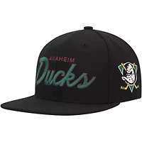 NHL Anaheim Ducks Core Team Script 2.0 Snapback Hat