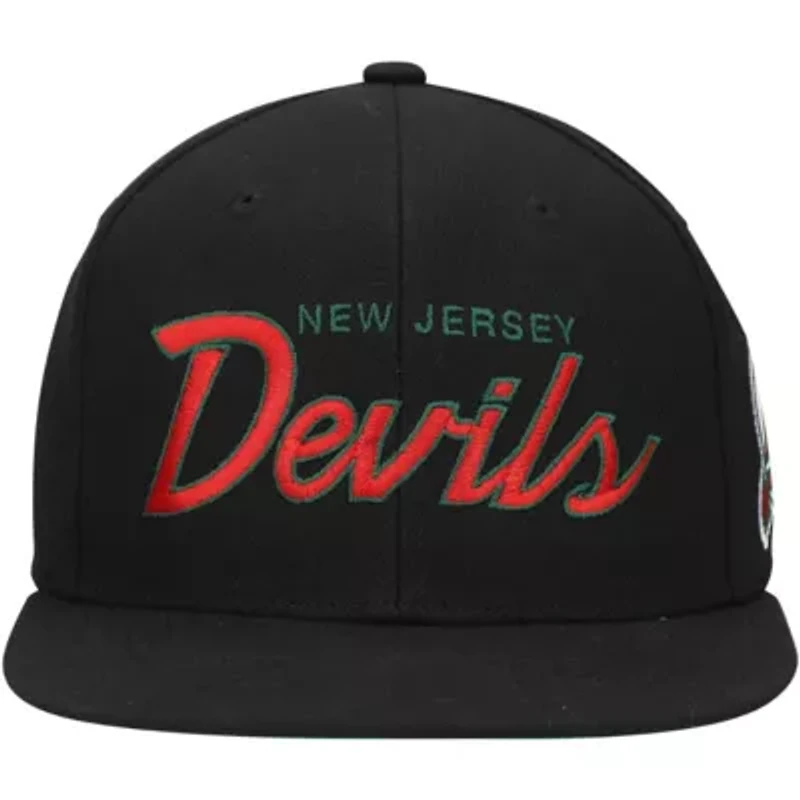 NHL New Jersey Devils Core Team Script 2.0 Snapback Hat
