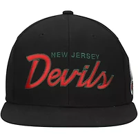 NHL New Jersey Devils Core Team Script 2.0 Snapback Hat