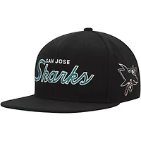 NHL San Jose Sharks Core Team Script 2.0 Snapback Hat
