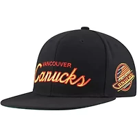 NHL Vancouver Canucks Core Team Script 2.0 Snapback Hat