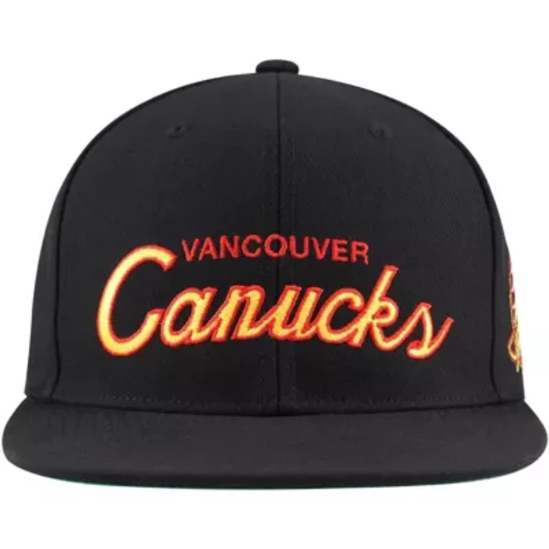 NHL Vancouver Canucks Core Team Script 2.0 Snapback Hat