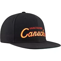 NHL Vancouver Canucks Core Team Script 2.0 Snapback Hat