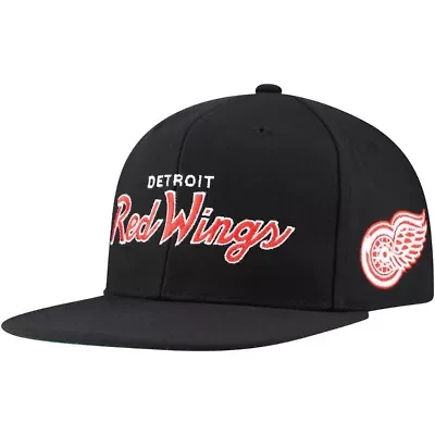 NHL Detroit Wings Core Team Script 2.0 Snapback Hat