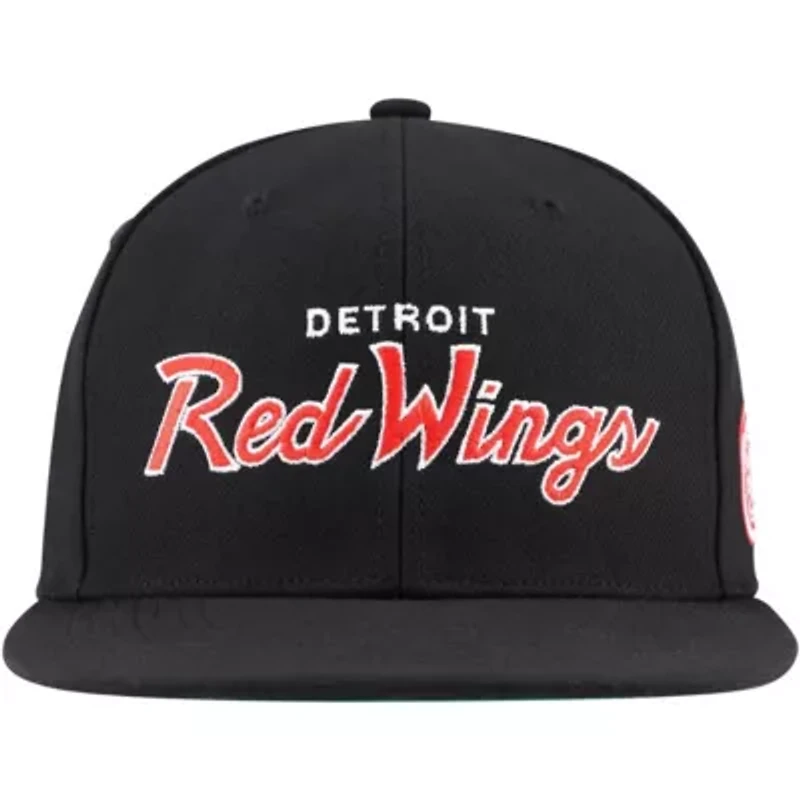 NHL Detroit Wings Core Team Script 2.0 Snapback Hat