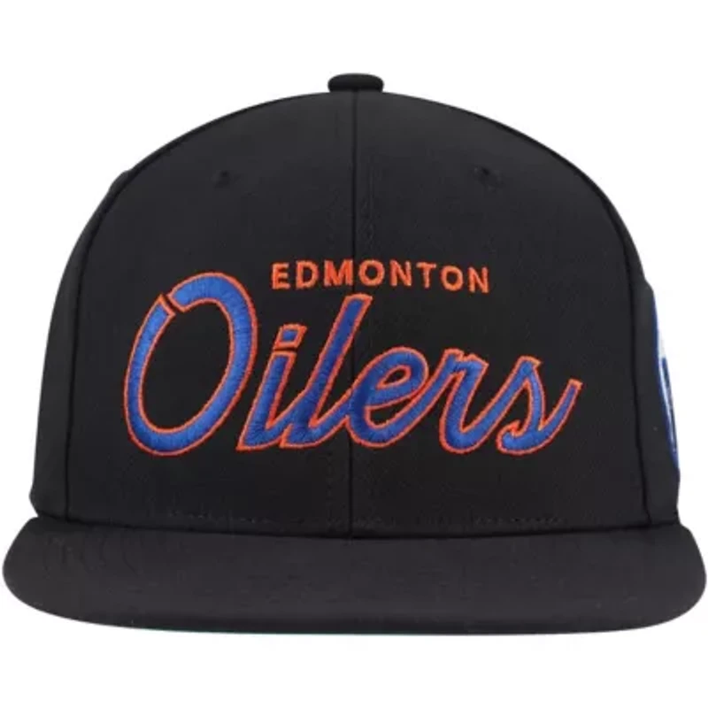 NHL Edmonton Oilers Core Team Script 2.0 Snapback Hat