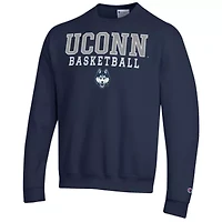 Connecticut Huskies NCAA UConn Basketball Stack Pullover Crewneck Sweatshirt