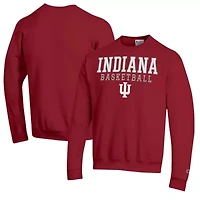 NCAA Indiana Hoosiers Basketball Stack Pullover Crewneck Sweatshirt