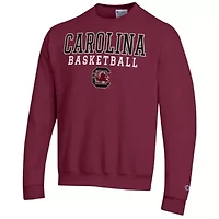 NCAA South Carolina Gamecocks Basketball Stack Pullover Crewneck Sweatshirt