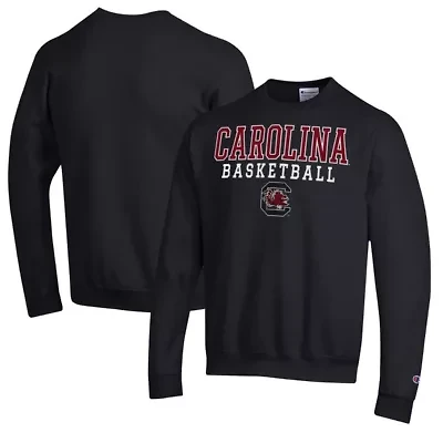 NCAA South Carolina Gamecocks Basketball Stack Pullover Crewneck Sweatshirt