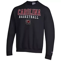 NCAA South Carolina Gamecocks Basketball Stack Pullover Crewneck Sweatshirt