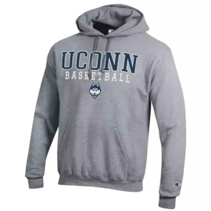 Connecticut Huskies NCAA UConn Basketball Stack Pullover Hoodie