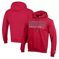 NCAA Louisville Cardinals Basketball Stack Pullover Hoodie