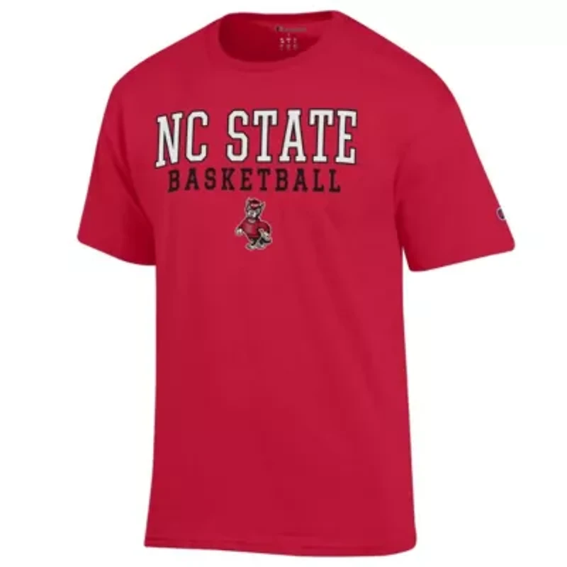 NCAA NC State Wolfpack Basketball Stack T-Shirt