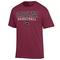 NCAA South Carolina Gamecocks Basketball Stack T-Shirt