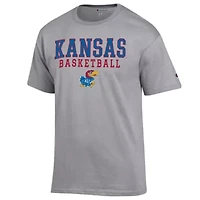 NCAA Kansas Jayhawks Basketball Stack T-Shirt