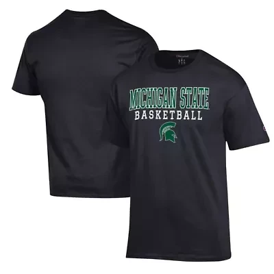 NCAA Michigan State Spartans Basketball Stack T-Shirt