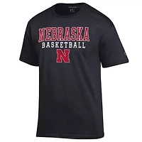 NCAA Nebraska Huskers Basketball Stack T-Shirt