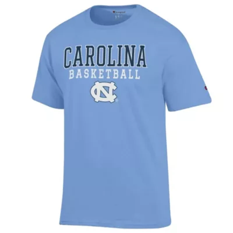 NCAA Carolina North Tar Heels Basketball Stack T-Shirt