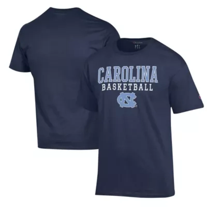NCAA North Carolina Tar Heels Basketball Stack T-Shirt