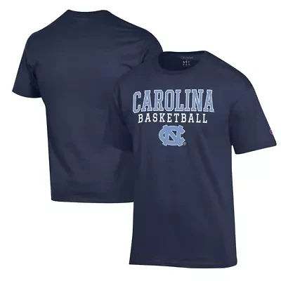 NCAA North Carolina Tar Heels Basketball Stack T-Shirt