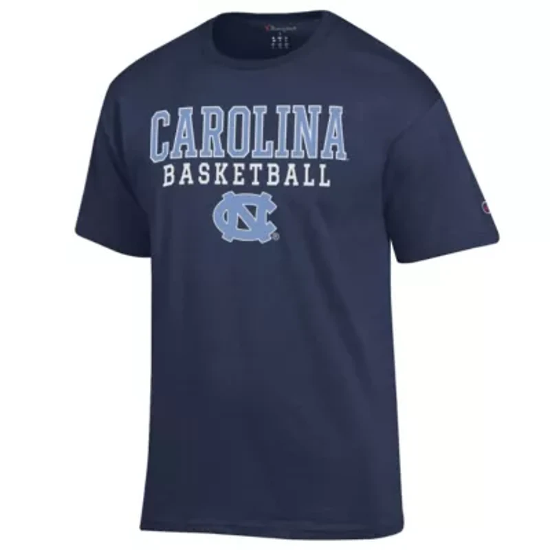 NCAA North Carolina Tar Heels Basketball Stack T-Shirt