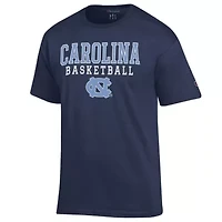NCAA North Carolina Tar Heels Basketball Stack T-Shirt