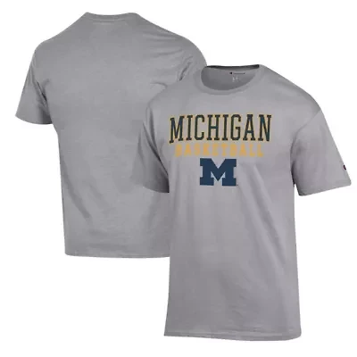 NCAA Michigan Wolverines Basketball Stack T-Shirt