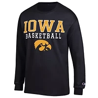 NCAA Iowa Hawkeyes Basketball Stack Long Sleeve T-Shirt