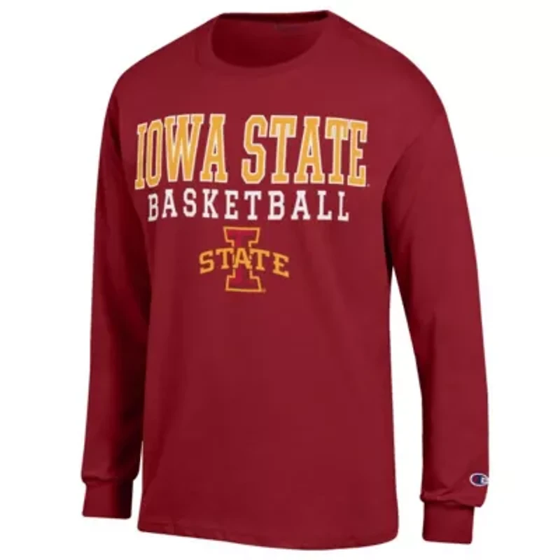 NCAA Iowa State Cyclones Basketball Stack Long Sleeve T-Shirt