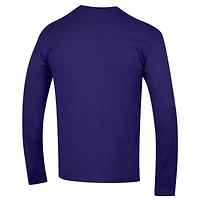 NCAA LSU Tigers Basketball Stack Long Sleeve T-Shirt