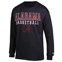 Alabama Crimson Tide NCAA Basketball Stack Long Sleeve T-Shirt