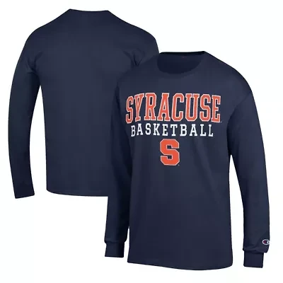 Syracuse Orange NCAA Basketball Stack Long Sleeve T-Shirt