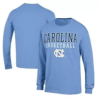 NCAA Carolina North Tar Heels Basketball Stack Long Sleeve T-Shirt