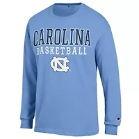 NCAA Carolina North Tar Heels Basketball Stack Long Sleeve T-Shirt