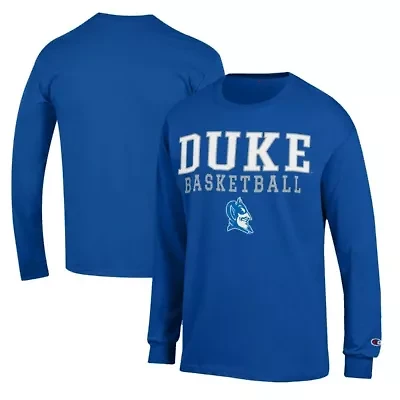 Duke Blue Devils NCAA Basketball Stack Long Sleeve T-Shirt