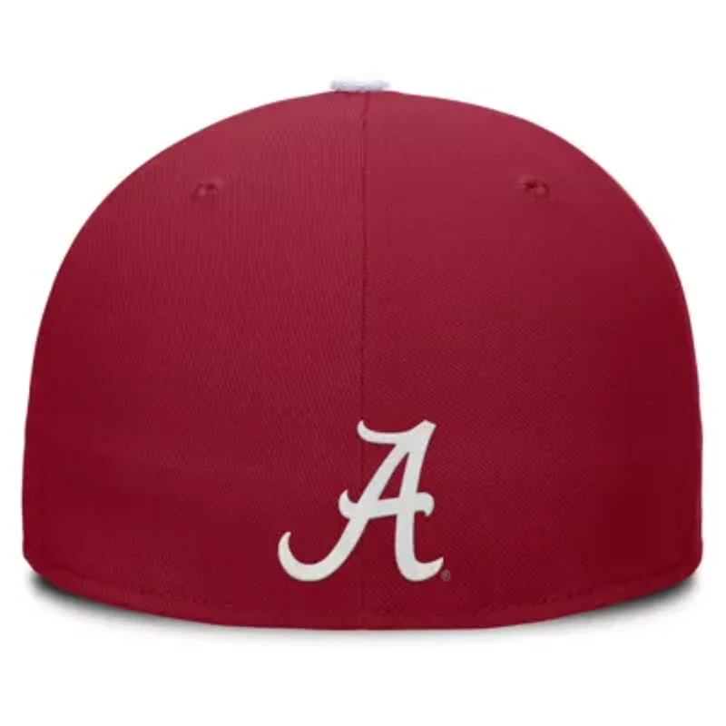 Alabama Crimson Tide NCAA Nike Crimson/White Two-Tone Primetime Performance Fitted Hat