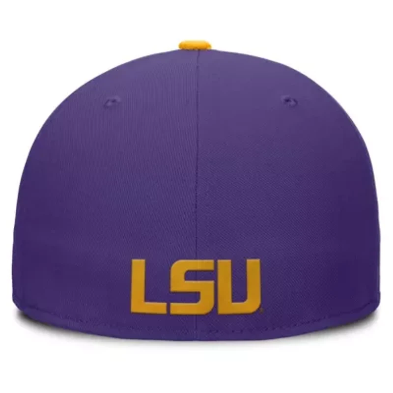 NCAA Nike Purple/Gold LSU Tigers Two-Tone Primetime Performance Fitted Hat