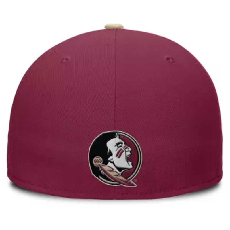 NCAA Nike Garnet/Gold Florida State Seminoles Two-Tone Primetime Performance Fitted Hat