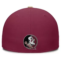 NCAA Nike Garnet/Gold Florida State Seminoles Two-Tone Primetime Performance Fitted Hat