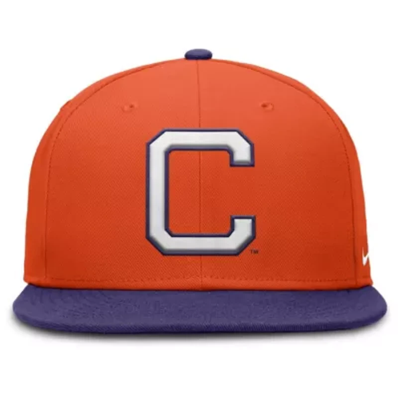 NCAA Nike Orange/Purple Clemson Tigers Two-Tone Primetime Performance Fitted Hat