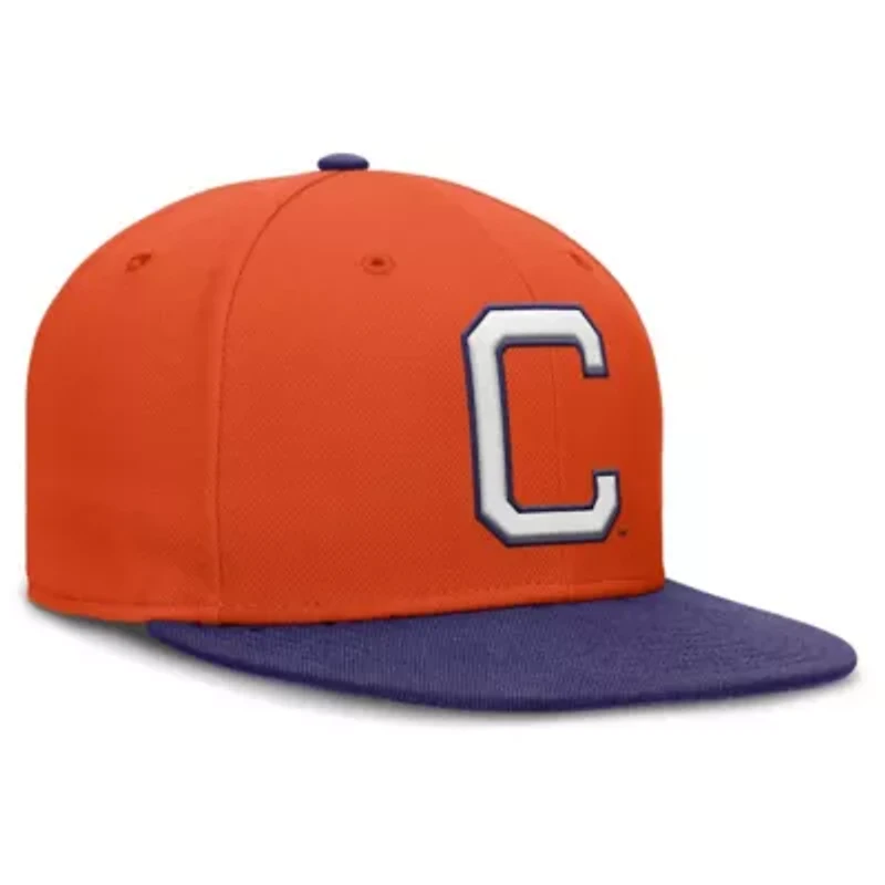 NCAA Nike Orange/Purple Clemson Tigers Two-Tone Primetime Performance Fitted Hat