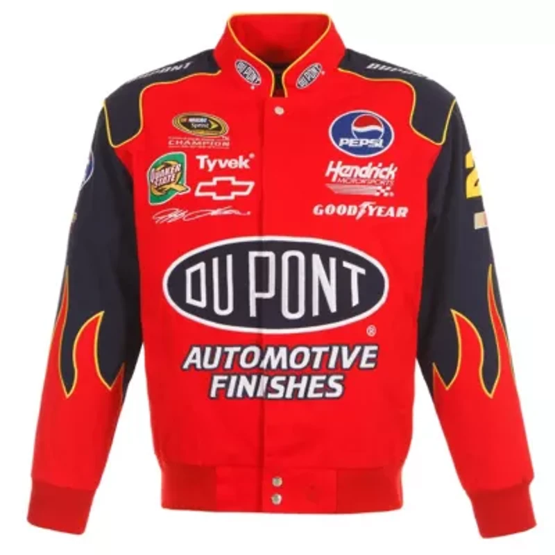 NASCAR Jeff Gordon DuPont Twill Driver Uniform Full-Snap Jacket