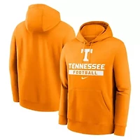 NCAA Nike Tennessee Volunteers Football Stack Club Fleece Pullover Hoodie