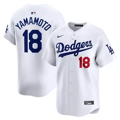 MLB Nike Yoshinobu Yamamoto Los Angeles Dodgers Home Limited Player Jersey