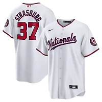 MLB Nike Stephen Strasburg Washington Nationals Home Replica Jersey