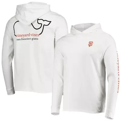 MLB Vineyard Vines San Francisco Giants Long Sleeve Hoodie T-Shirt